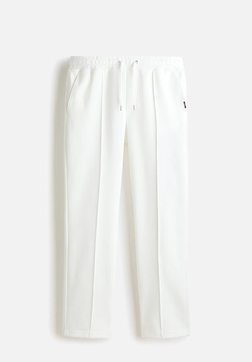 H&M - Regular fit tailored joggers - white