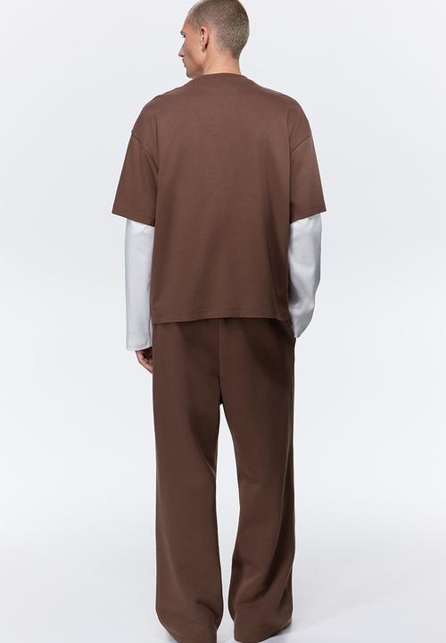 H&M - Loose fit sweatpants - brown