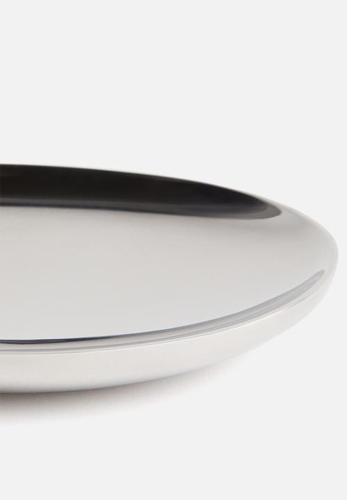 H&M - Small stainless steel trinket dish - silver-coloured