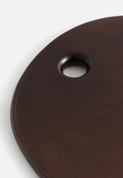 H&M - Large wooden serving board - dark brown
