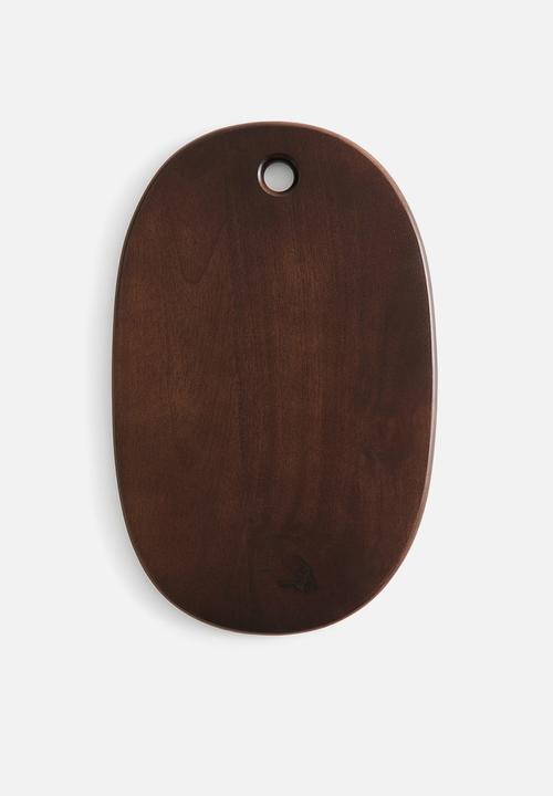 H&M - Large wooden serving board - dark brown