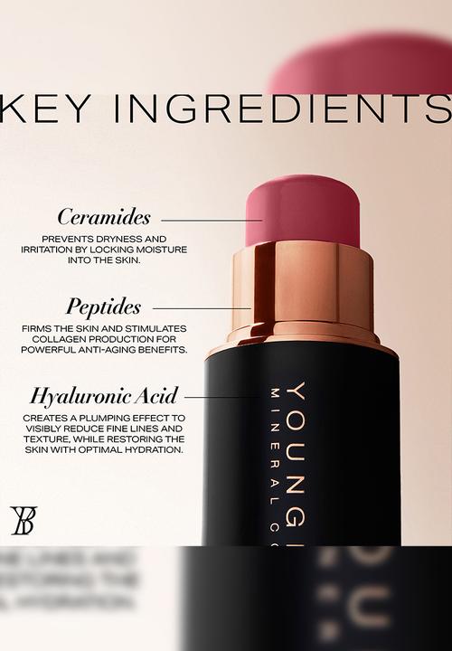 Youngblood Mineral Cosmetics - Mini VividLuxe® Crème Blush Stick - Crème Brülée