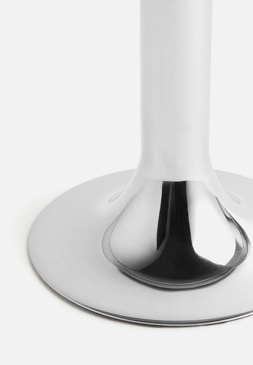 H&M - Tall stainless steel bud vase - silver