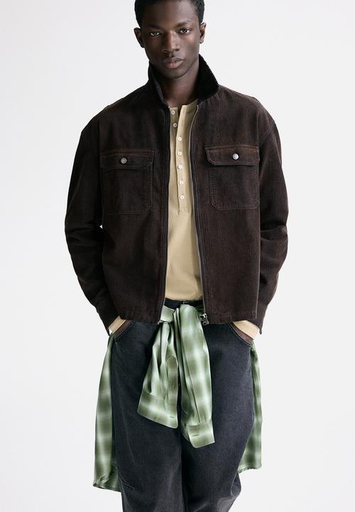 H&M - Corduroy overshirt - dark brown