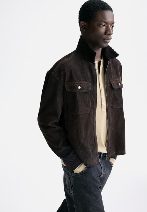 H&M - Corduroy overshirt - dark brown