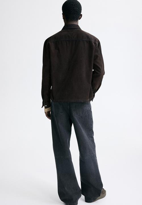 H&M - Corduroy overshirt - dark brown