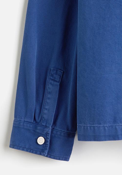 H&M - Canvas overshirt - blue