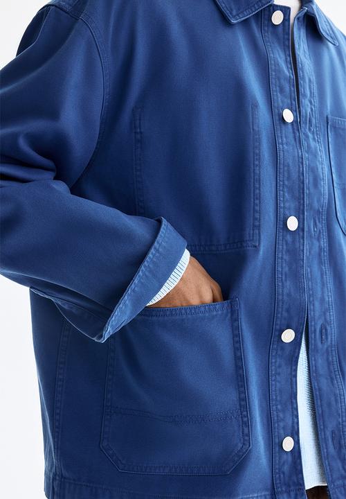 H&M - Canvas overshirt - blue
