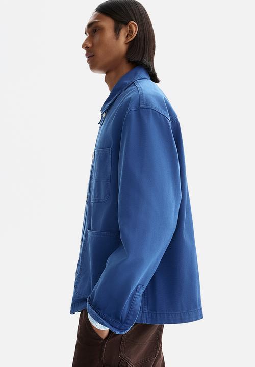 H&M - Canvas overshirt - blue