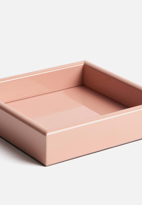 H&M - Square tray - pink