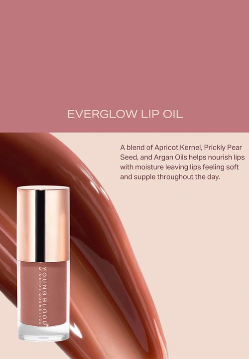 Youngblood Mineral Cosmetics - Everglow Lip Oil - Spritz