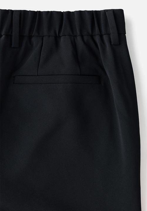 H&M - Slim fit tailored trousers - navy blue