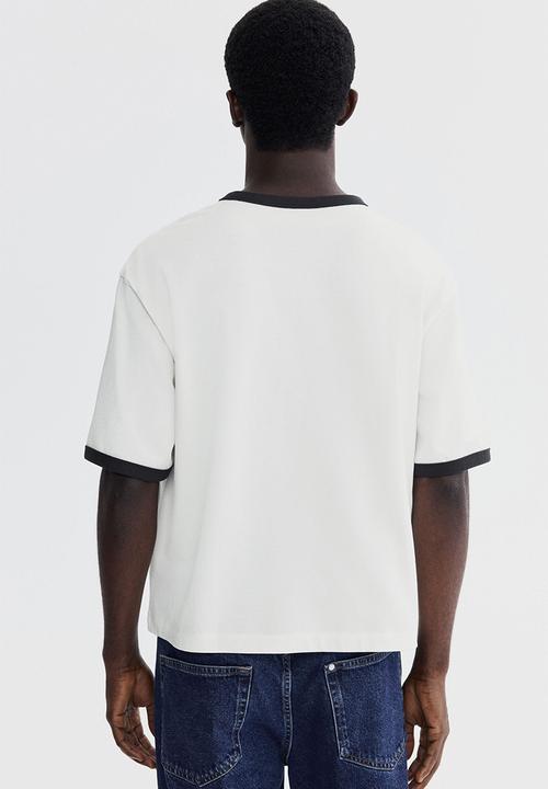 H&M - Loose fit boxy-style t-shirt - white