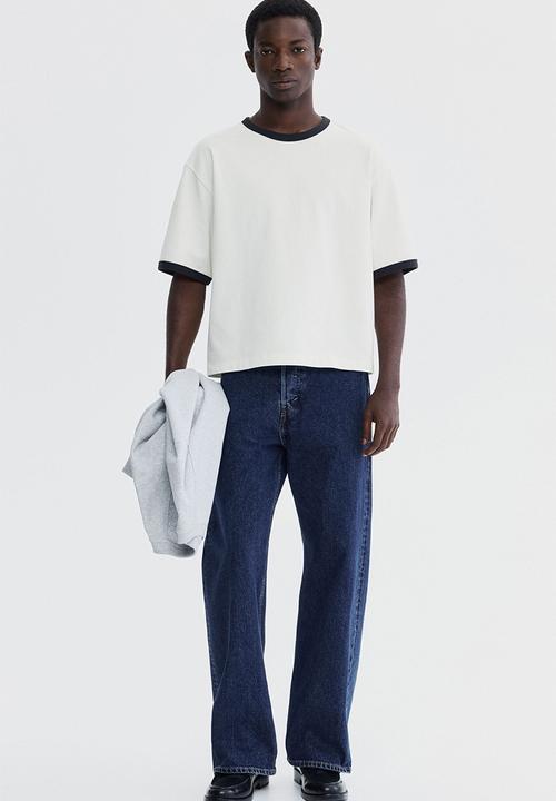 H&M - Loose fit boxy-style t-shirt - white