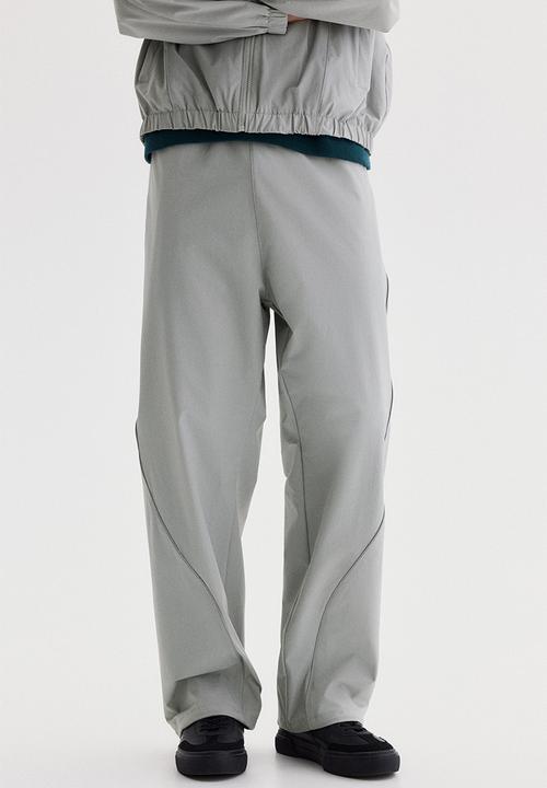 H&M - Relaxed fit track pants - light grey