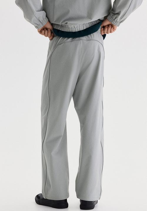H&M - Relaxed fit track pants - light grey