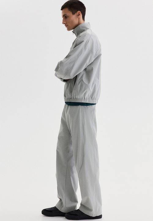H&M - Relaxed fit track pants - light grey