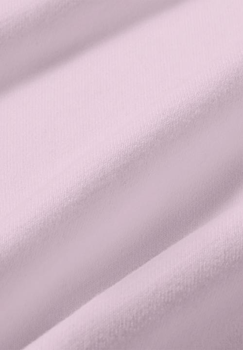 Nike - W Nk Stdo Flc Mw Os Crop Crew - Bleached Lilac/Sail