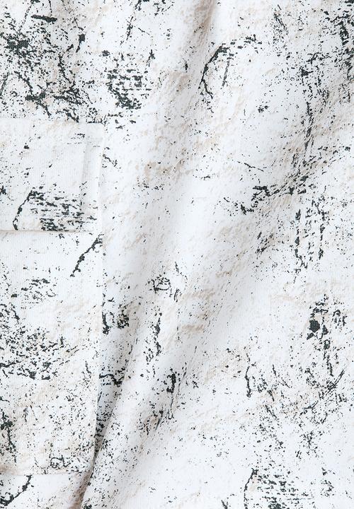 H&M - Cargo sweatshorts - white/marbled
