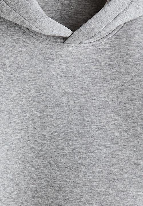 H&M - Loose fit scuba hoodie - grey marl