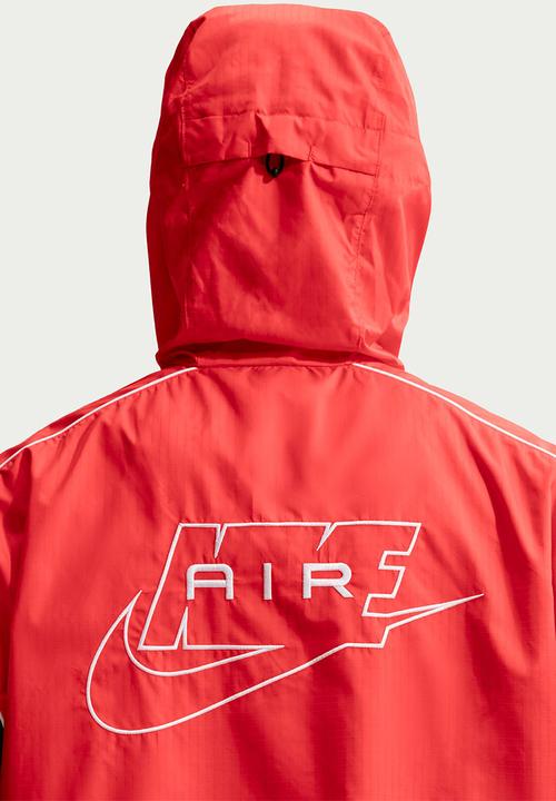 Nike - Nike Air  Full-Zip Hybrid Utility Jacket- Lt Crimson/Black/White