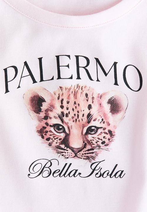 H&M - Print-motif vest top - light pink/palermo