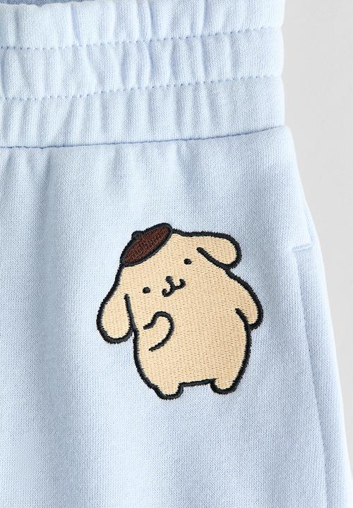 H&M - Brushed-inside sweatshirt joggers - light blue/pompompurin
