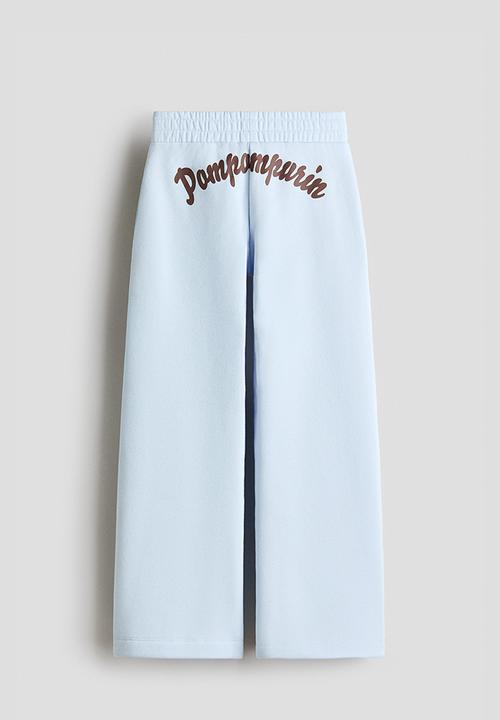 H&M - Brushed-inside sweatshirt joggers - light blue/pompompurin