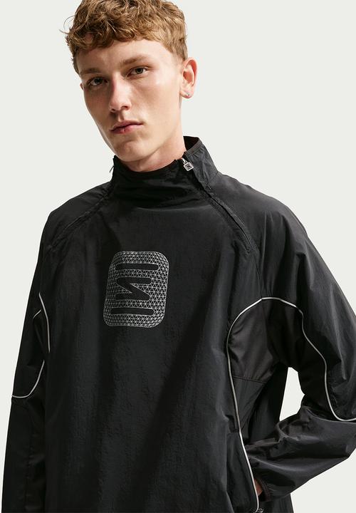Nike - NSW Shox Woven Half-Zip Jacket- Black/Black
