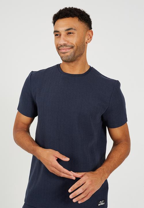 Brave Soul - Crew Neck Tshirt  - Navy
