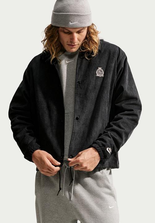 Nike - NSW Club  Corduroy Coaches Jacket - Black/Sanddrift