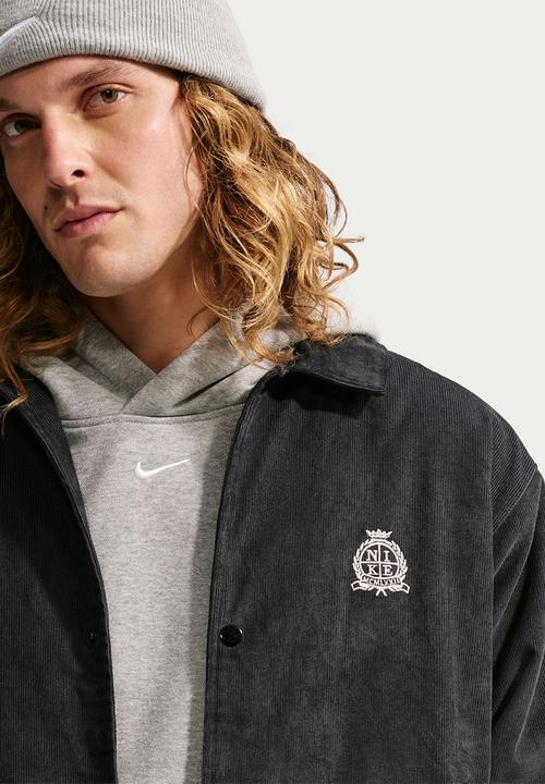 Nike - NSW Club  Corduroy Coaches Jacket - Black/Sanddrift