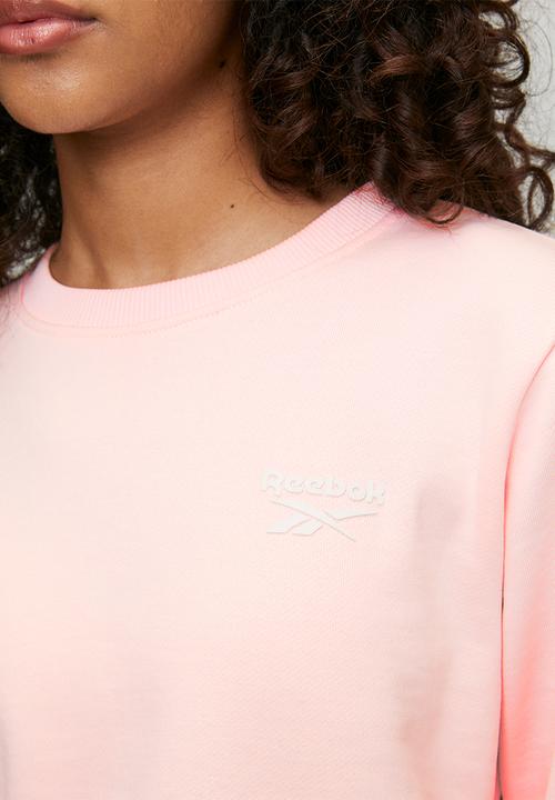 Reebok - Harper Crewneck Cropped Sweatshirt - Pure Pink