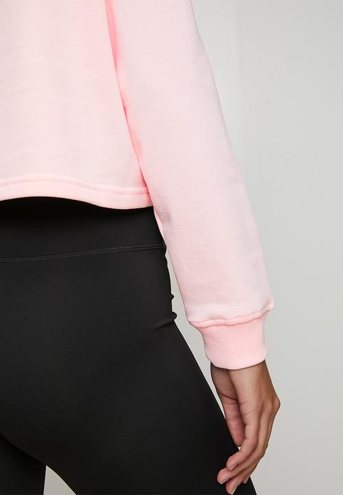 Reebok - Harper Crewneck Cropped Sweatshirt - Pure Pink