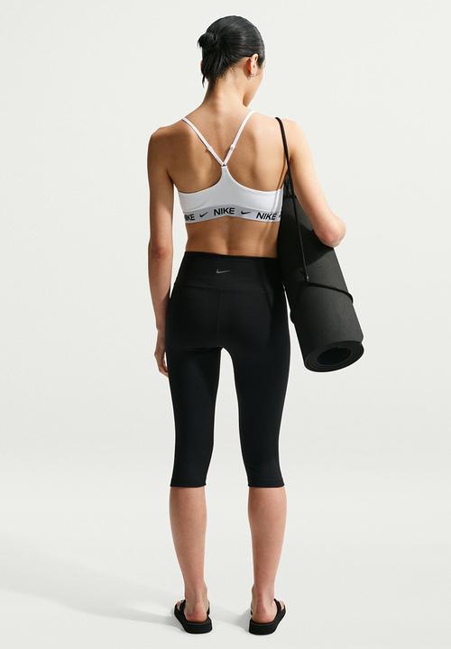 Nike - Nike Indy Light Support Women's Padded Adjustable Sports Bra - White/Black