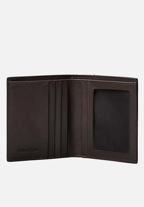 Calvin Klein - Emblem Aop Coated Ns Slim Bifllold - Brown