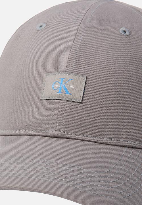 Calvin Klein - Monologo Woven Patch Bb Cap - Grey