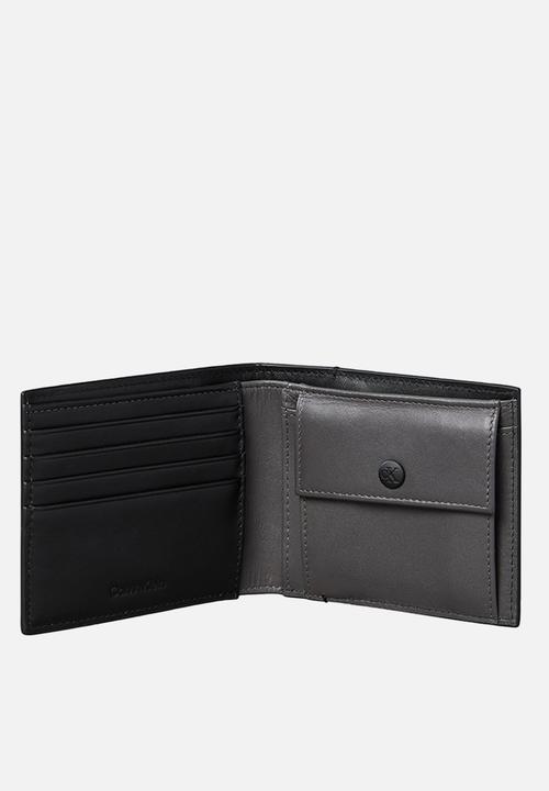 Calvin Klein - Bold Billfold W/ Coin - Black