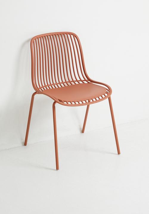 Sixth Floor - Porto Outdoor Dining Chair - Rust