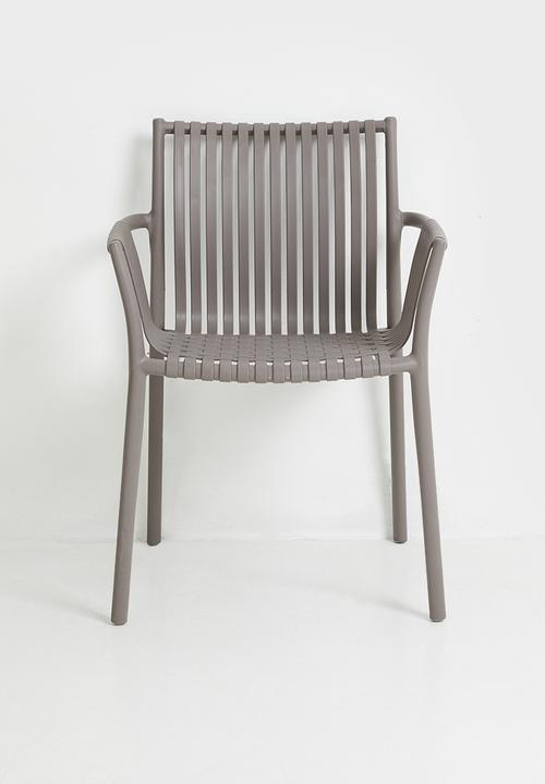 Malta Outdoor Dining Chair - Taupe