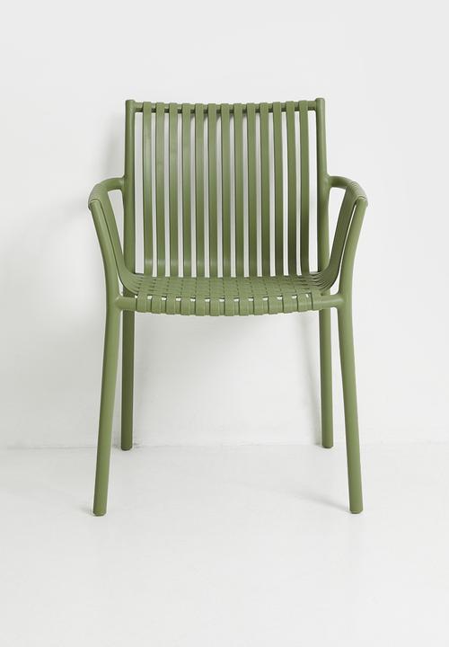 Malta Outdoor Dining Chair - Green