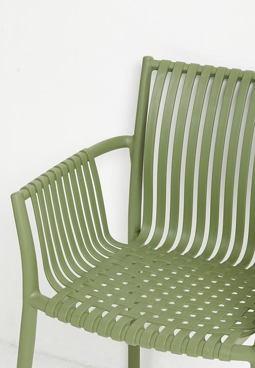 Sixth Floor - Malta Outdoor Dining Chair - Green