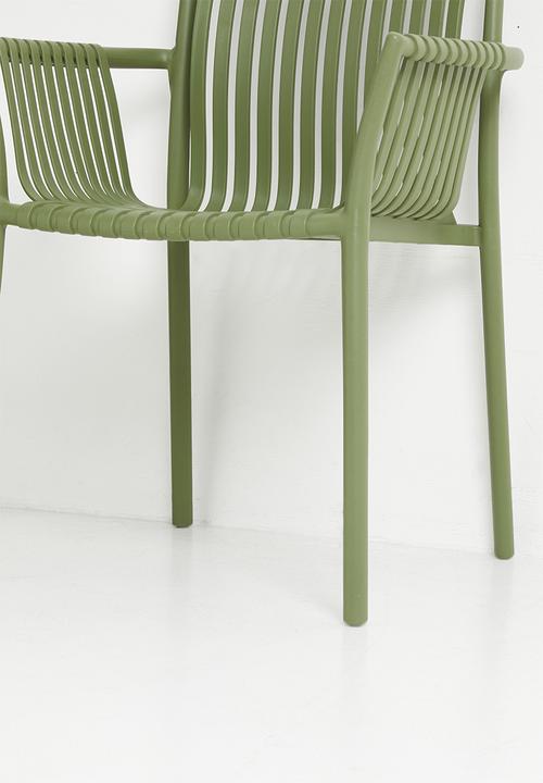Sixth Floor - Malta Outdoor Dining Chair - Green