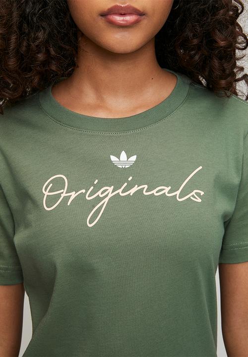 adidas Originals - P Tee Ls W - Trace Green