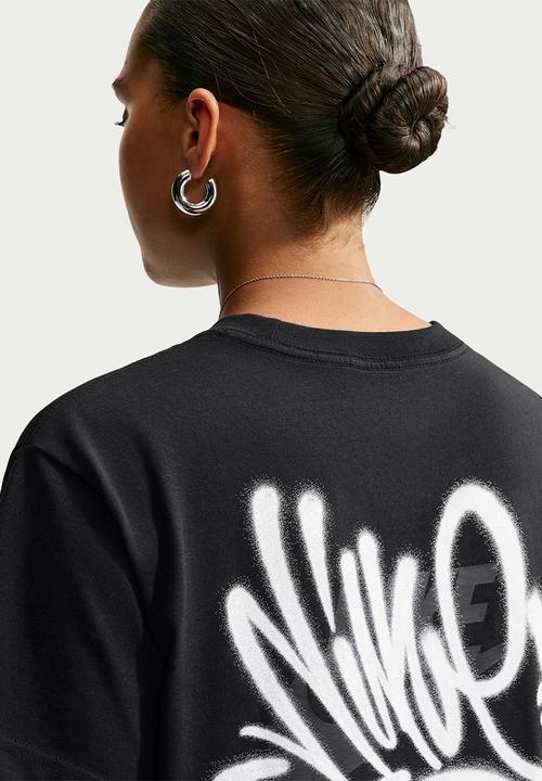 Nike - W Nsw Nk Clsc Bf Tee Grf2 - Black
