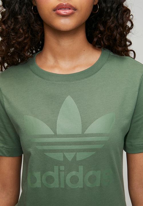 adidas Originals - Trefoil Tee W S26 - Trace Green