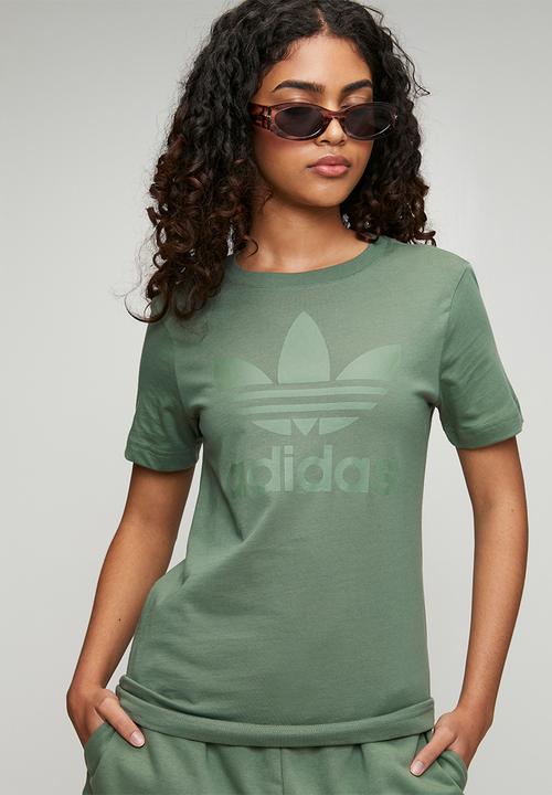 adidas Originals - Trefoil Tee W S26 - Trace Green