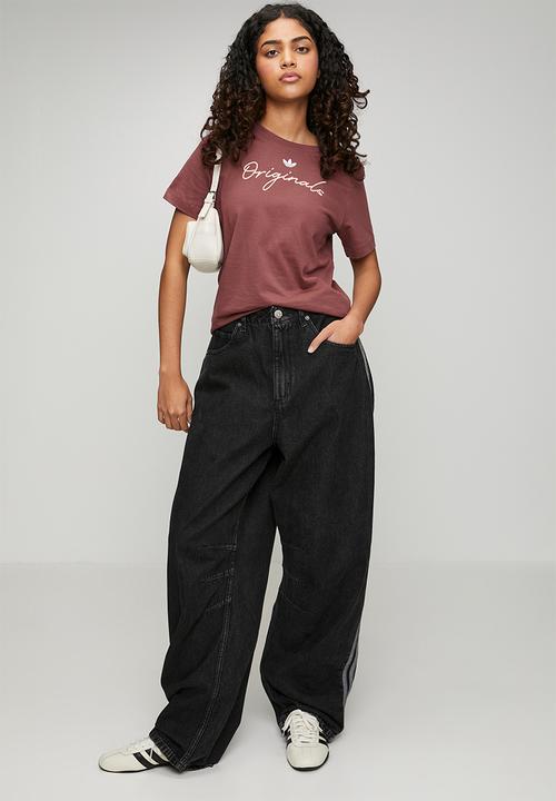 adidas Originals - P Tee Ls W - Quiet Crimson