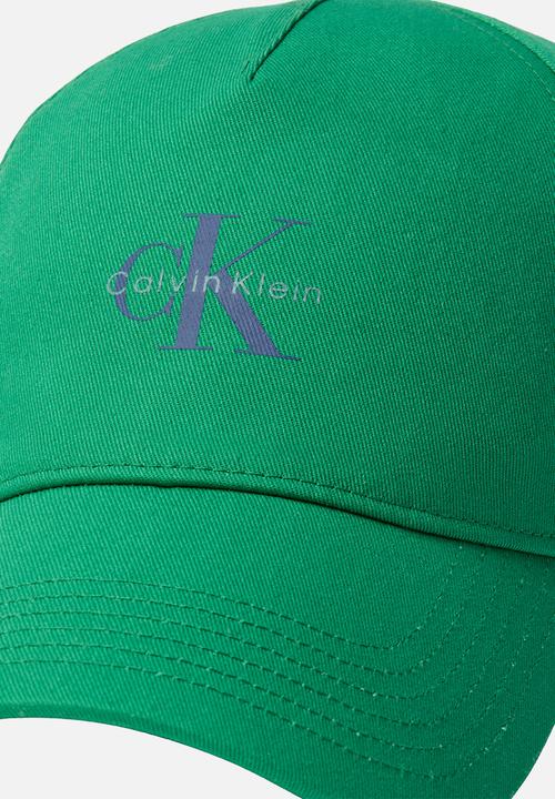 Calvin Klein - Monologo Printed Baseball Cap - Green