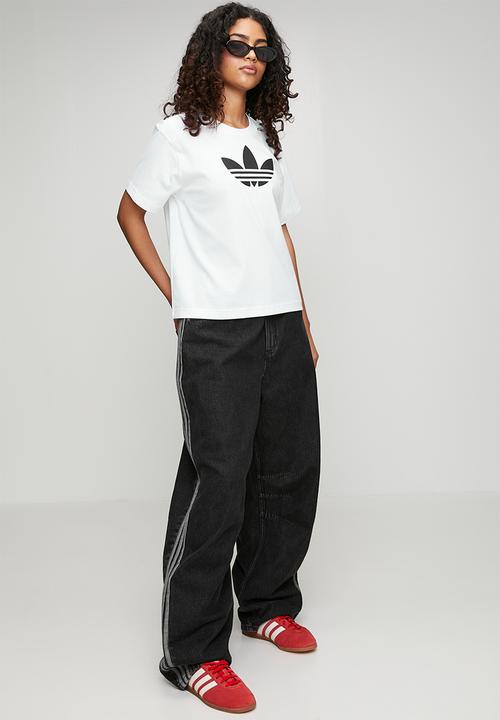 adidas Originals - Trefoil Boxy T W - White/Black